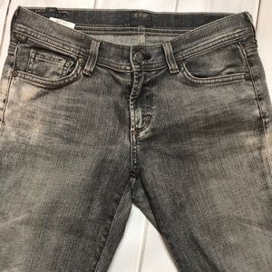 Citizen of humanity dark Grey acid washed jeans
